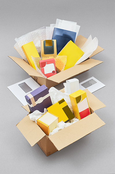 Beim Anklicken startet der Download des Bildes Verpackungen aus Papier, Pappe, Karton (PPK) und Kunststoff.