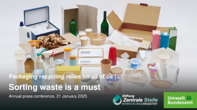 Click to download the PDF presentation: Packaging recycling relies on all of us | Sorting waste is a must in a new window. 