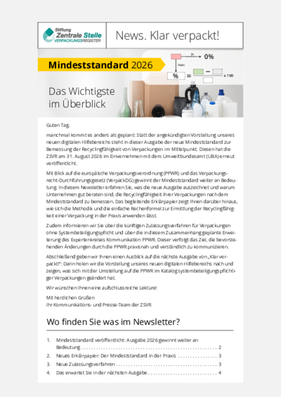 Ausgabe September 2026 Beim Anklicken öffnet sich die PDF Newsletter Ausgabe September 2026 in einem neuen Fenster.